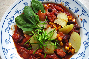 Chili con carne mit Kartoffeln