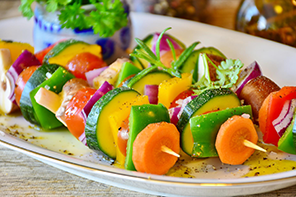 Vegetarische Spieße